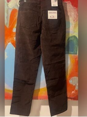 Gloria Vanderbilt Cordaroy
Women's Size 4 Amanda Brown Cotton/Spandex 5 Pocket